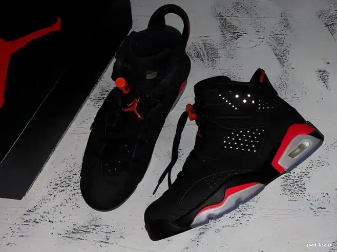 Cheap OG 384664-060 Jordan 6 Retro Black Infrared Air 0625